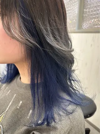 セミロング 【本陣】カット モデル/朝岡 慧のヘアスタイル