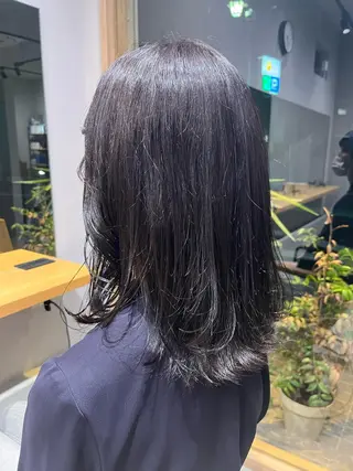 カラー ヘアアレンジ MINX The pass所属・透明感ケアカラー/ レイヤー/ryokaのヘアスタイル