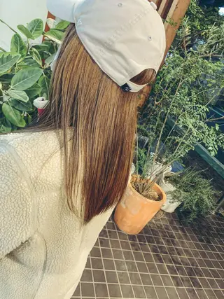 セミロング カラー つくばUtooe's 副店長　寺沢颯のヘアスタイル