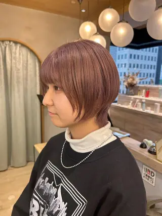 ミディアム 🩵縮毛矯正/ブリー チ/髪質改善/いつかのヘアスタイル