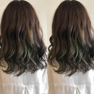 セミロング カラー Hair make VERDA所属・宮下 耕平のヘアスタイル