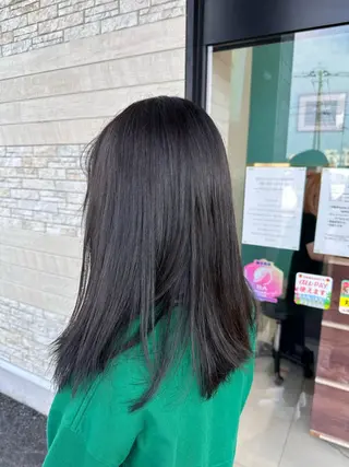 セミロング カラー ☆あつみ☆ soen  天神店のヘアスタイル