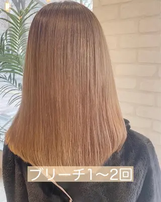 ロング カラー ケアブリーチ /髪質 改善/古橋圭史郎のヘアスタイル