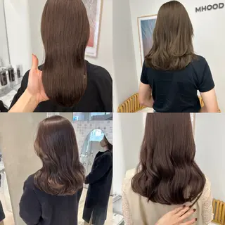 セミロング くすみカラー🏹🤎 Tsukinaのヘアスタイル