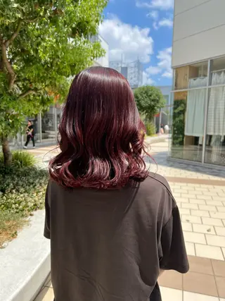 ミディアム カラー 🫧Ai/ ロロネー森ノ宮💖のヘアスタイル