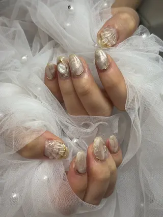 ネイル 三本 綾奈のネイルデザイン