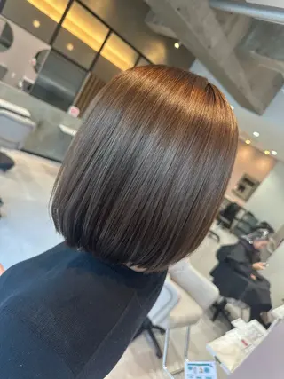 ミディアム 🧡似合わせレイヤー 艶カラーこなつ💛のヘアスタイル