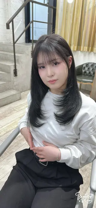 ロング カラー 髪質改善専門店 Adele 青山所属・レイヤーカット 青山/ヒロキのヘアスタイル