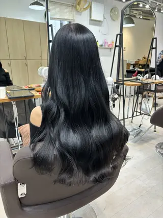 ロング I S所属・🌿透明感カラー‪ 縮毛矯正✨かずきのヘアスタイル