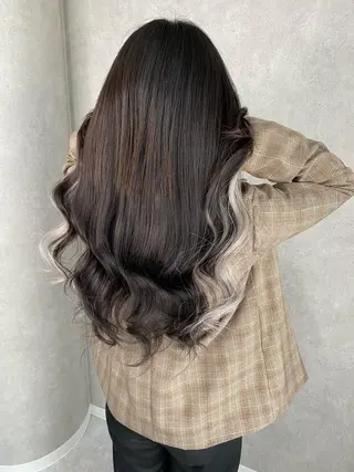 カラー 💎馴染むエクステ ×カラーTOMO💎のヘアスタイル