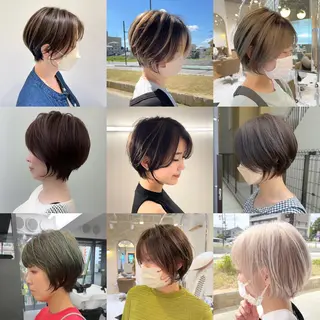 ショート 似合わせスタイル 岡田勇哉のヘアスタイル