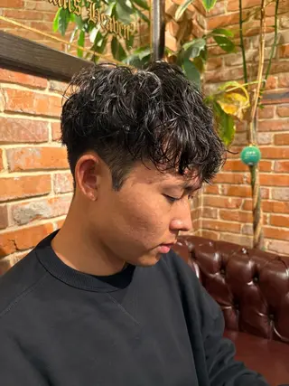 ショート パーマ メンズ YUUKA /barber/床屋のヘアスタイル