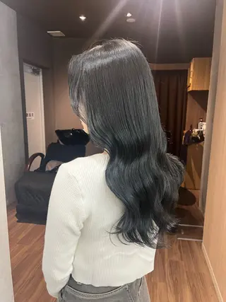 ロング カラー 🪽髪質改善ストレー ト🤍美羽🤍のヘアスタイル