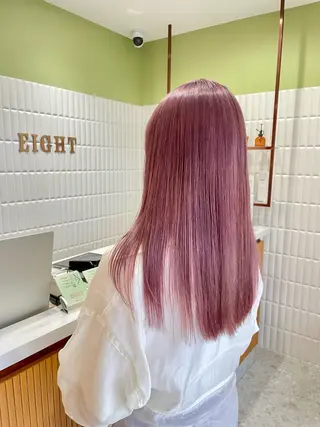 セミロング EIGHT 野々市 イトウミサキのヘアスタイル