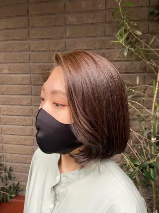 カラー Lamana所属・透明感カラー/ 加瀬たまものヘアスタイル