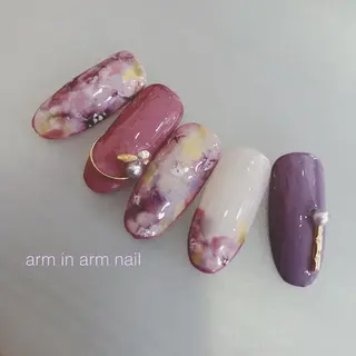 ネイル arm in arm ︎✿Yamamotoのマツエク・マツパデザイン