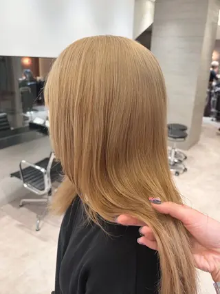 ロング カラー ヘアアレンジ NEST by chord所属・.⋆⟡💖 Marin💖⟡⋆.のヘアスタイル