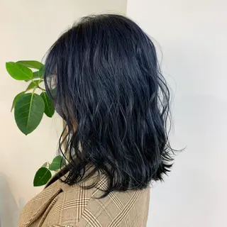 セミロング カラー SYS by fit /HONOKAのヘアスタイル