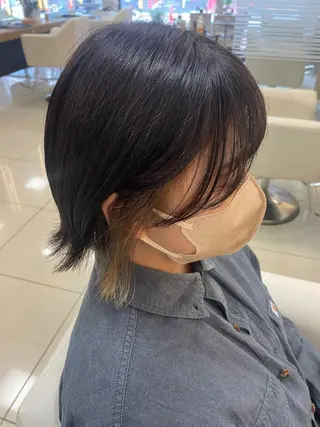 ショート ボブ/透明感 カラー /風花のヘアスタイル
