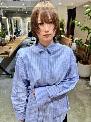 ショート 【ロングウルフカット 姫カット】伊藤裕哉のヘアスタイル