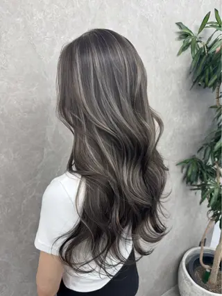 ロング カラー Ardore 韓国風カラー大阪のヘアスタイル