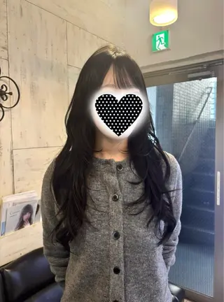 ロング レイヤー/顔周り/ 韓国ヘア🤍フウカのヘアスタイル