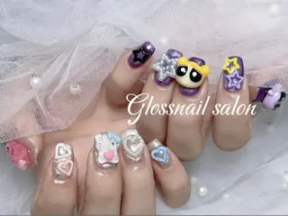 ネイル Gloss nail 💅yuna✨のネイルデザイン