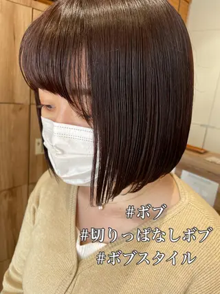 ショート うる艶レイヤーカット hinakoのヘアスタイル
