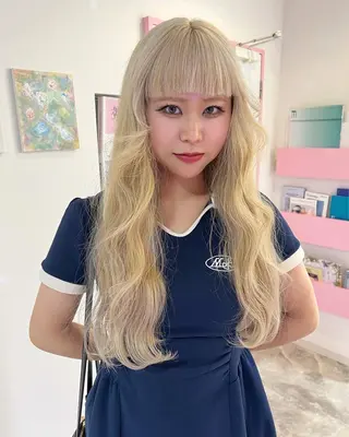 ロング ナナ♡レイヤーカット ♡似合わせカラーのヘアスタイル