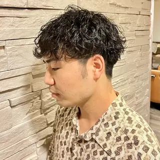 ショート パーマ メンズ hair make an nico(ヘアーメイクアンニコ)所属・森田 研司のヘアスタイル