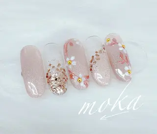 ネイル 胡蝶蘭レディースサロ ンNailMOKAのネイルデザイン