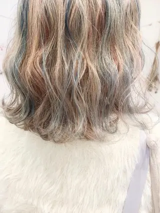 ミディアム カラー はだゆうき @hadadan08のヘアスタイル