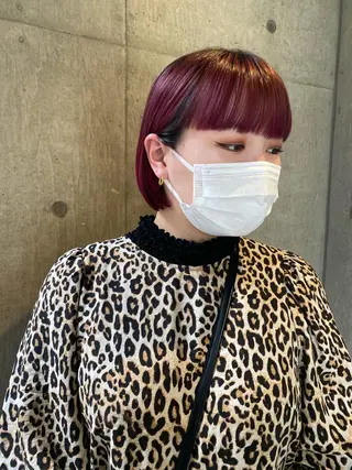 ショート カラー hemm,hemm.所属・ショート・ボブ MIKUのヘアスタイル