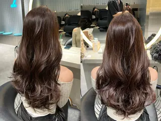 ロング カラー レイヤー/髪質改善 /くびれショート加納のヘアスタイル