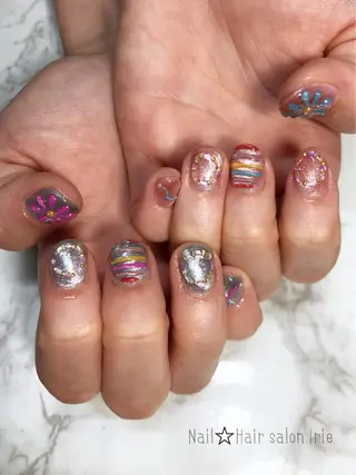 ネイル Hair salon Irie所属・與儀 知佳のネイルデザイン