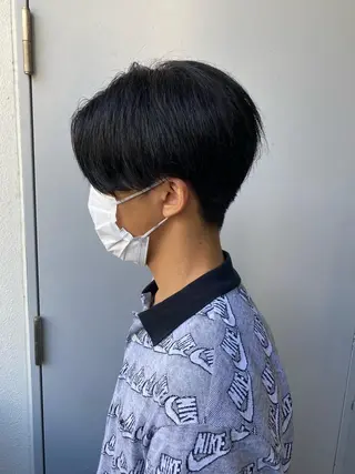 ショート メンズ 🟦ニュアンス/メン ズパーマ横浜🟦のヘアスタイル