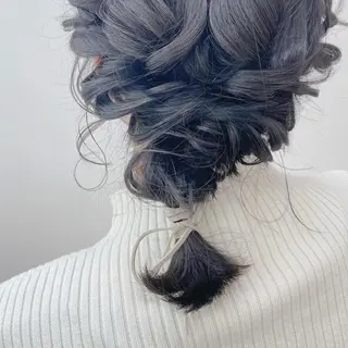 ミディアム ヘアアレンジ GRANLUSSO 〜グランルッソ駅前店所属・木口 嘉美のヘアスタイル