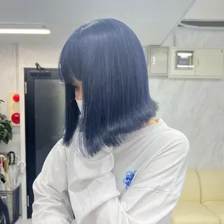 ミディアム カラー シールエクステ特化 ハイトーン、NANAのヘアスタイル