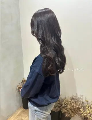 ロング カラー ヘアアレンジ Himawari♡ 柔らかいカラーのヘアスタイル