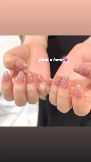 ネイル 🎀チーク/ちゅるん 🫧chisa🎀のネイルデザイン