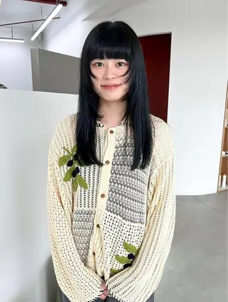 ロング カラー 🍒透明感カラー ストレート🍒moeのヘアスタイル