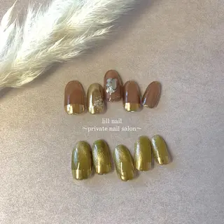 ミディアム pllia beautyのネイルデザイン