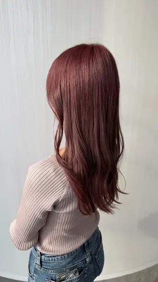 カラー Mizuki. / 暖色系カラー🍓のヘアスタイル