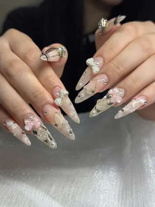 ネイル ３０００円 練習コースのネイルデザイン