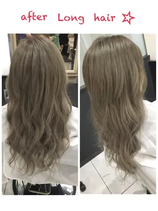 カラー 🦖店長🦖pino #しのだスペシャルのヘアスタイル