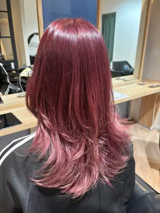 セミロング 小西 優萌のヘアスタイル