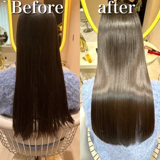 ロング ハイトーン/横浜 /伊藤 怜のヘアスタイル