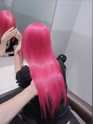 ロング カラー ヘアアレンジ メンズ SALOWIN所属・ハイトーン美容師 MASATOのヘアスタイル