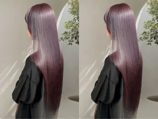 ロング カラー 韓国ヘア　野々山 ゆうとのヘアスタイル