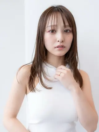 ミディアム カラー ✨髪質改善 縮毛矯正 艶髪 立川 コウキ✨のヘアスタイル